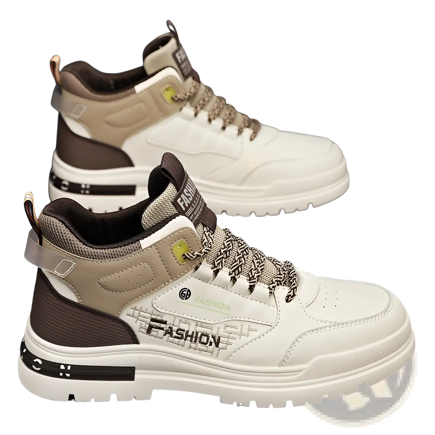 Men's High-top Chunky Elevator Sneakers Xb13