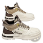 Men's High-top Chunky Elevator Sneakers Xb13