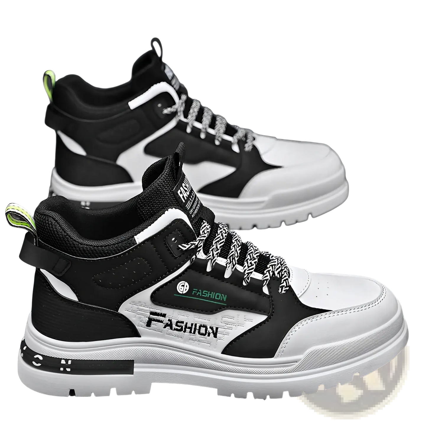 Men's High-top Chunky Elevator Sneakers Xb13