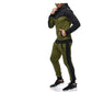 Men's Color Block Hooded Tracksuit and Jogger Set