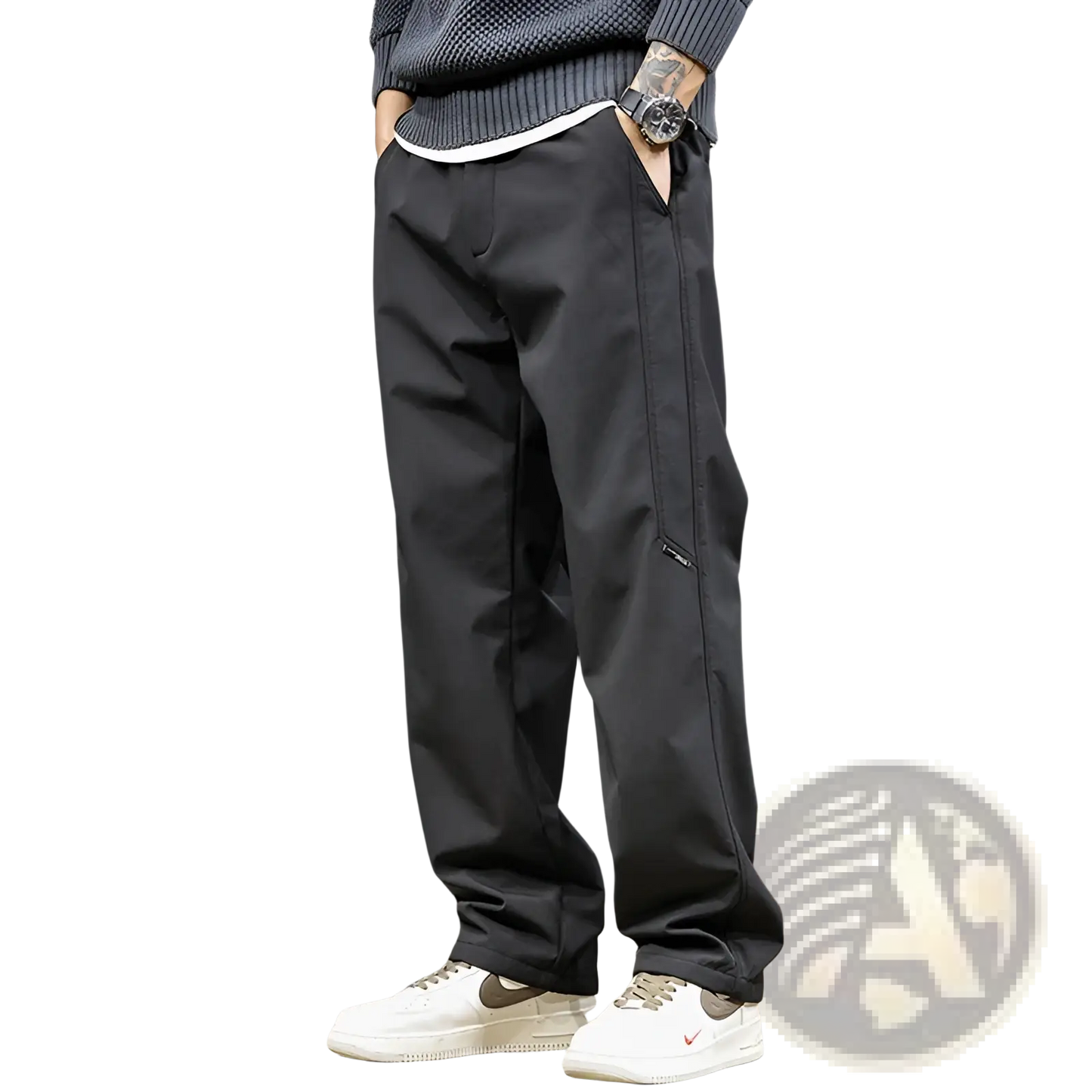 Men's Japanese Retro Wide Leg Cargo Pants
