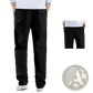 Men's Japanese Style Cotton Straight Leg Workwear Pants