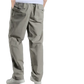 Men's Japanese Style Cotton Straight Leg Workwear Pants