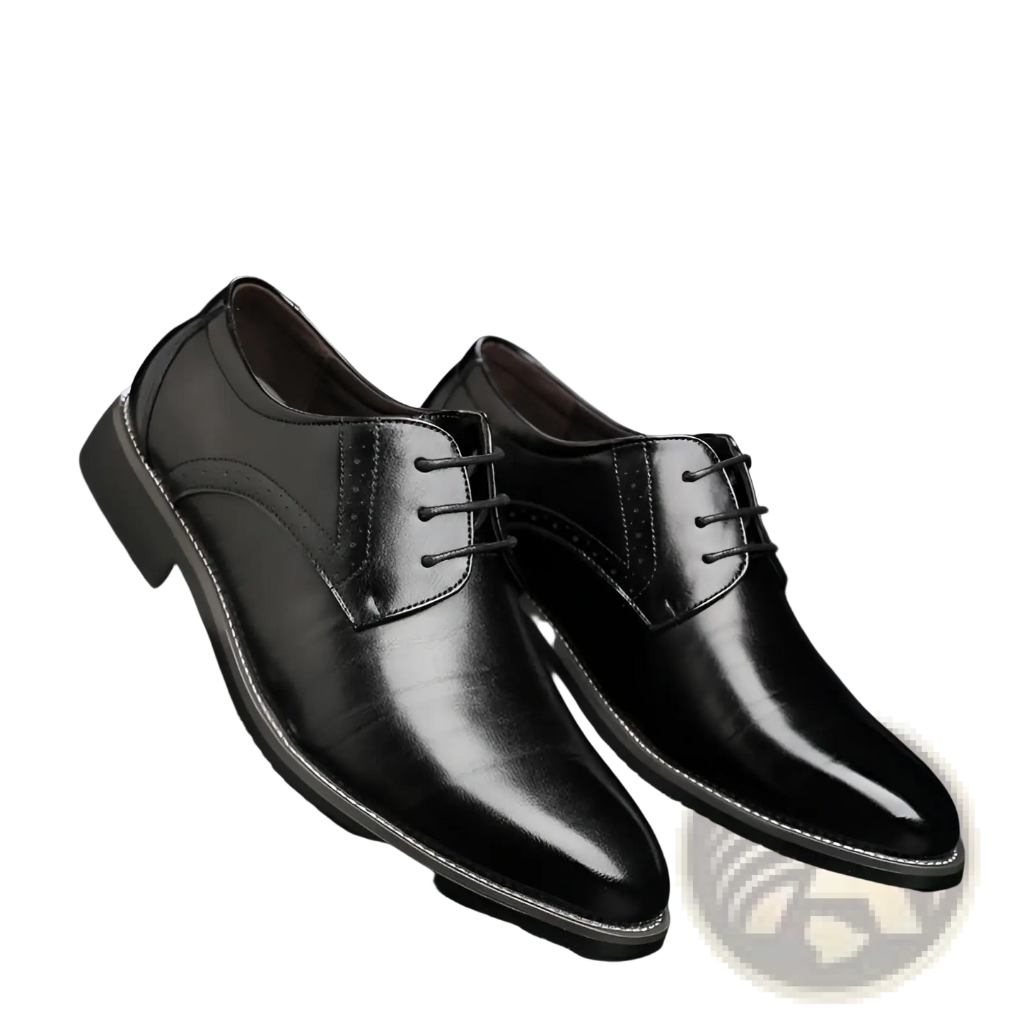 Men's Leather Brogue Oxford Dress Shoes