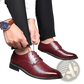 Men's Leather Brogue Oxford Dress Shoes