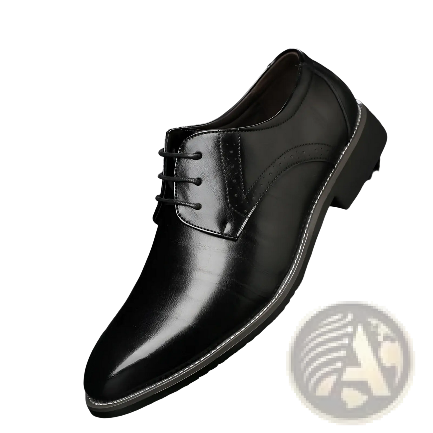 Men's Leather Brogue Oxford Dress Shoes