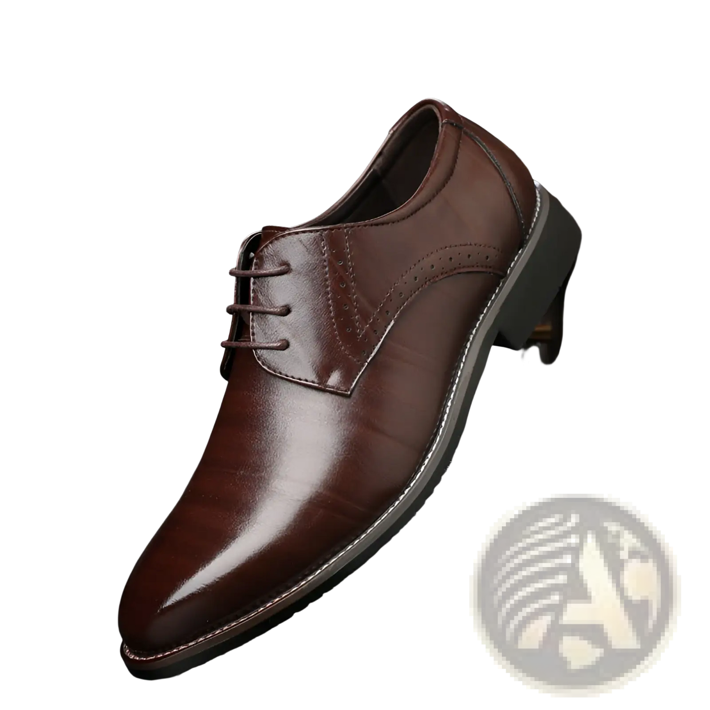 Men's Leather Brogue Oxford Dress Shoes