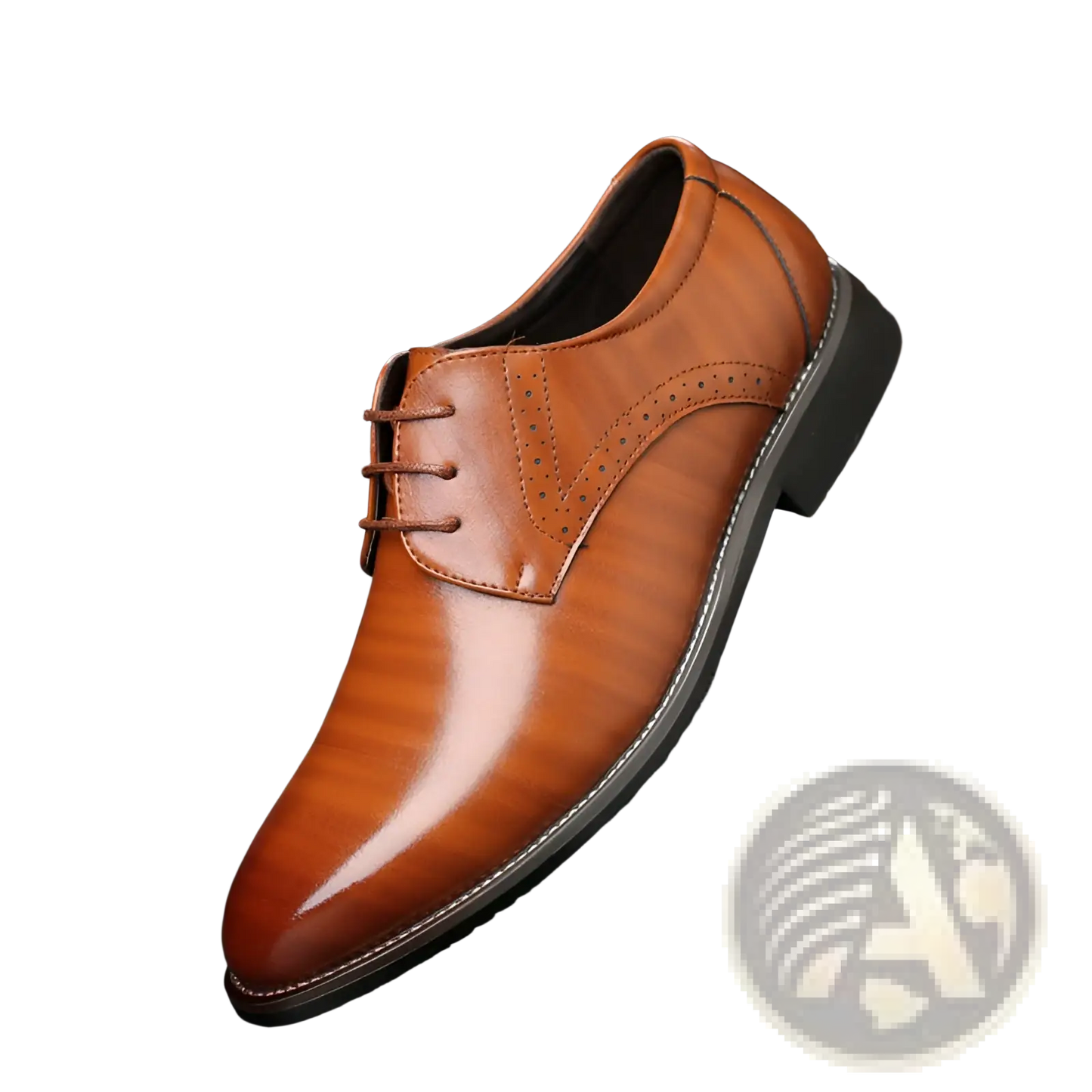 Men's Leather Brogue Oxford Dress Shoes