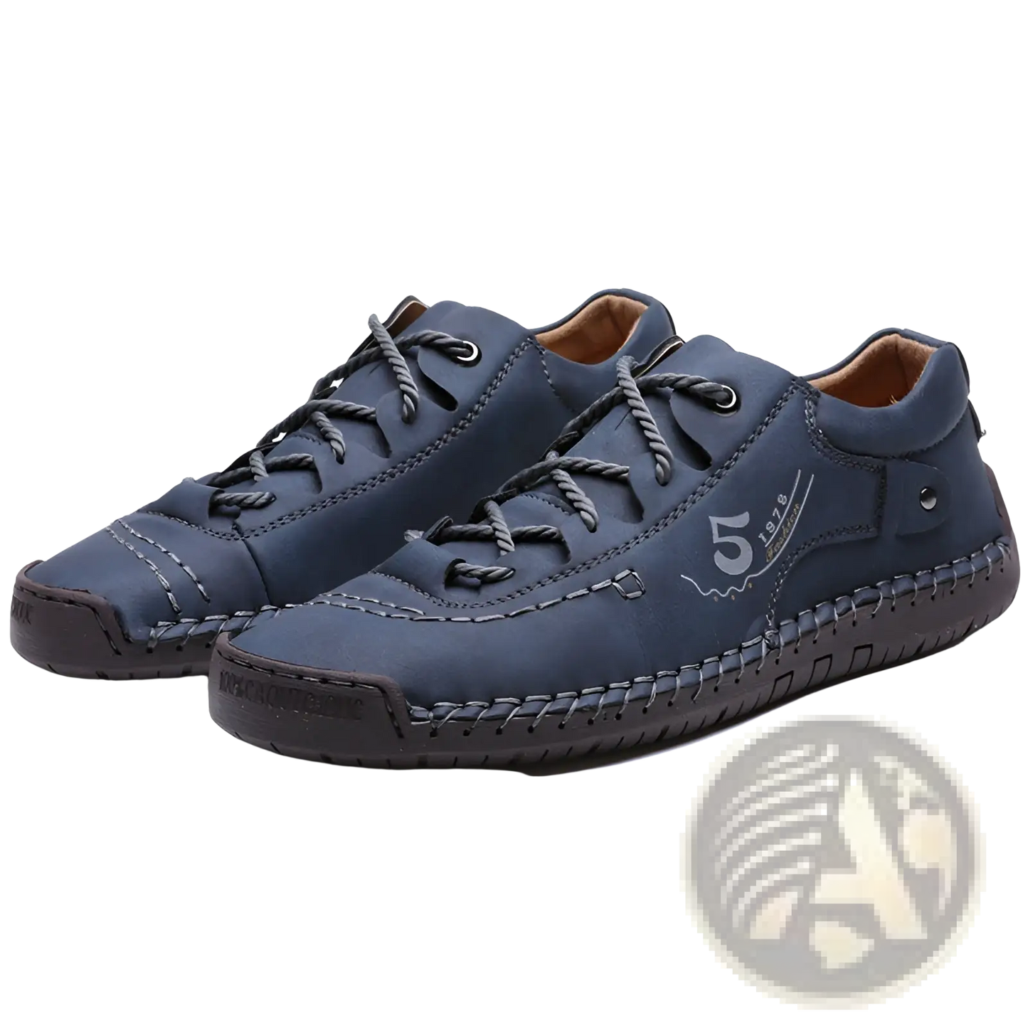 Men's Leather Casual Lace Up British Shoes