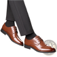 Men's Leather Dress Shoes Polished Lace Up Flats