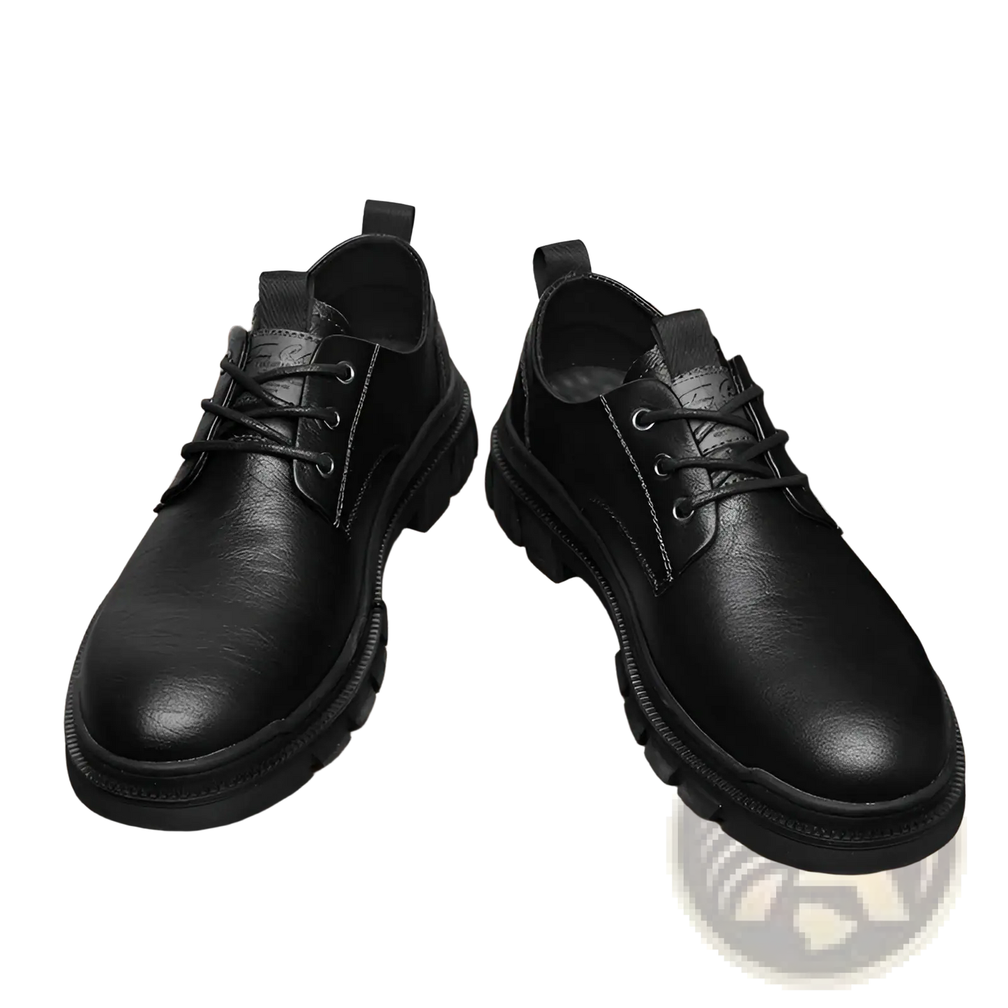 Men's Leather Height Increasing Shoes 6cm Insole