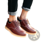 Men's Leather Height Increasing Shoes 6cm Insole