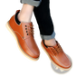 Men's Leather Height Increasing Shoes 6cm Insole