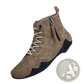 Men's Leather High Top Boots with Side Zipper