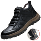 Men's Leather Hiking Boots Rugged Outdoor Shoes