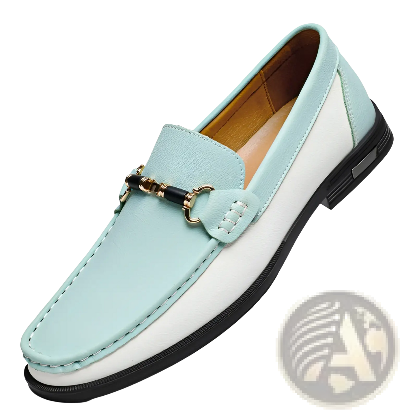 Men's Leather Horsebit Loafers Casual Moccasins