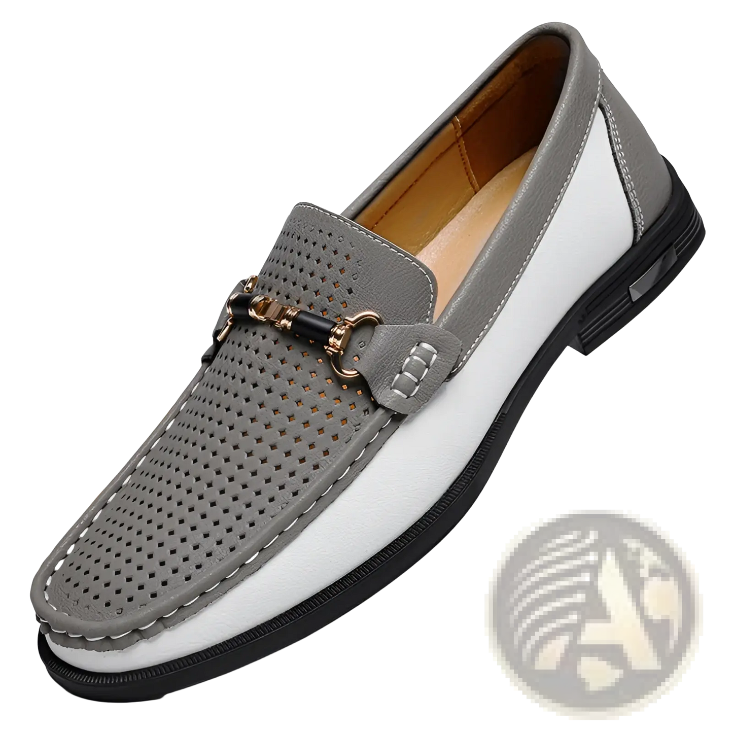 Men's Leather Horsebit Loafers Casual Moccasins