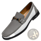 Men's Leather Horsebit Loafers Casual Moccasins