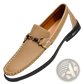 Men's Leather Horsebit Loafers Casual Moccasins