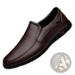 Men's Leather Loafers British Style Slip on Shoes