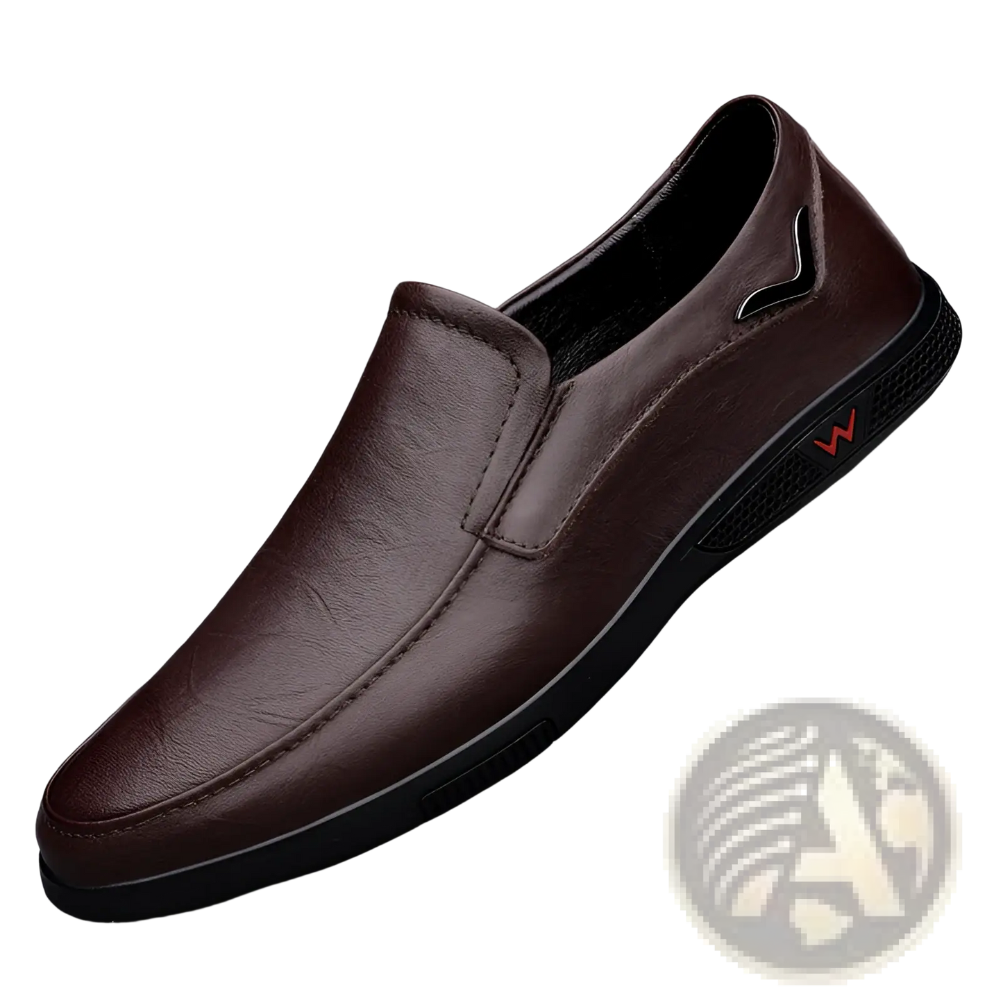Men's Leather Loafers British Style Slip on Shoes
