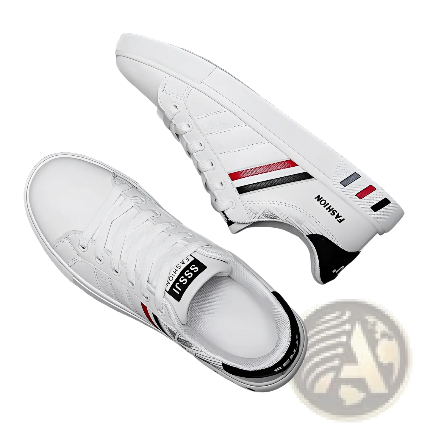 Men's Leather Low Top Sport Fashion Sneakers