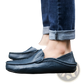 Men's Leather Moccasin Loafers Slip on Shoes