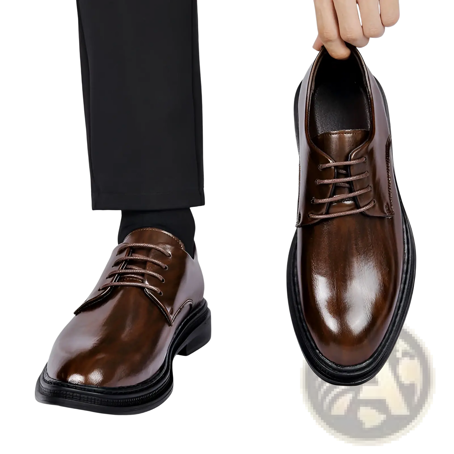 Men's Leather Oxford Dress Shoes for Weddings