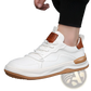 Men's Leather Perforated Breathable Sneakers