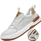 Men's Leather Perforated Breathable Sneakers