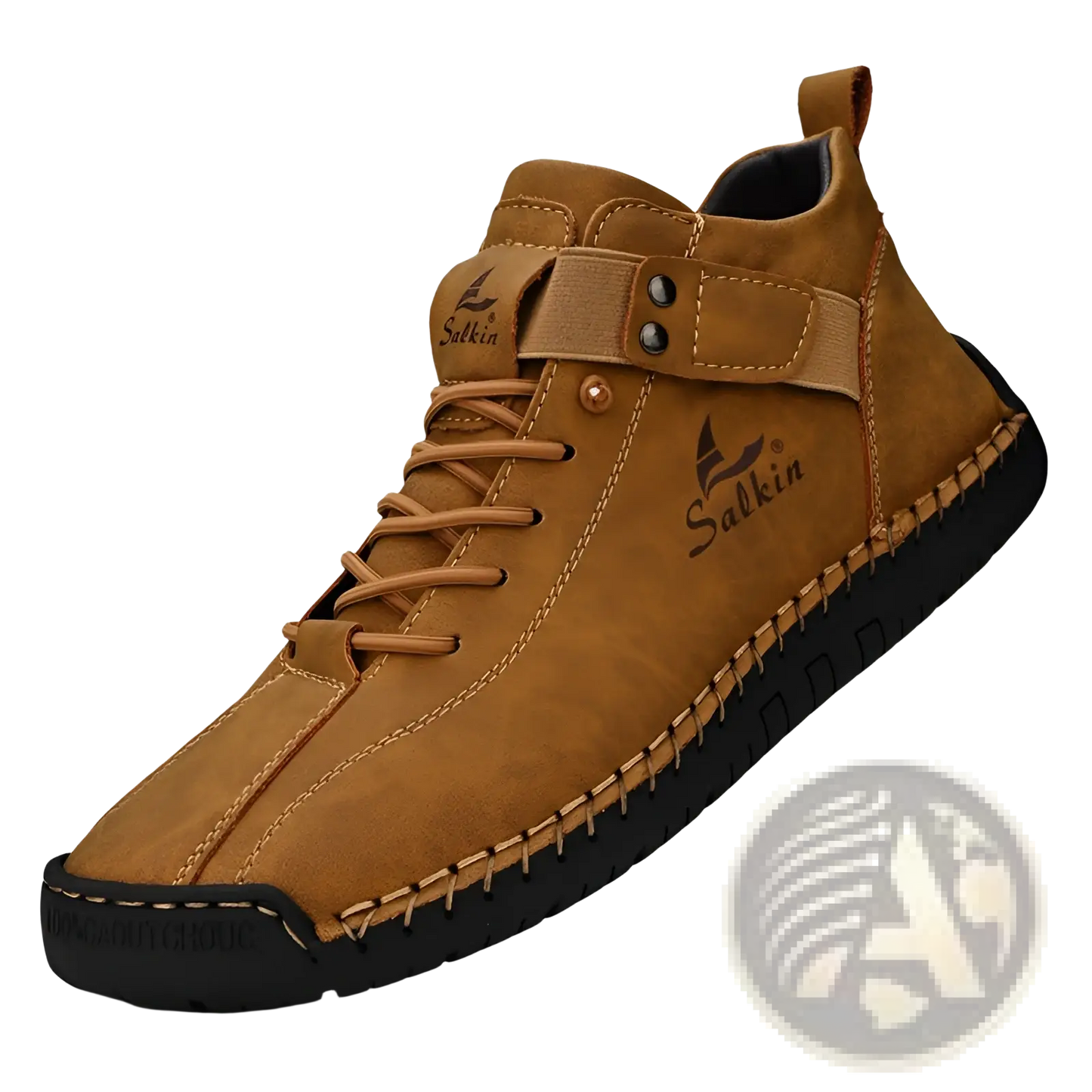Men's Leather Shoes Plus Size Handmade Salkin Boots