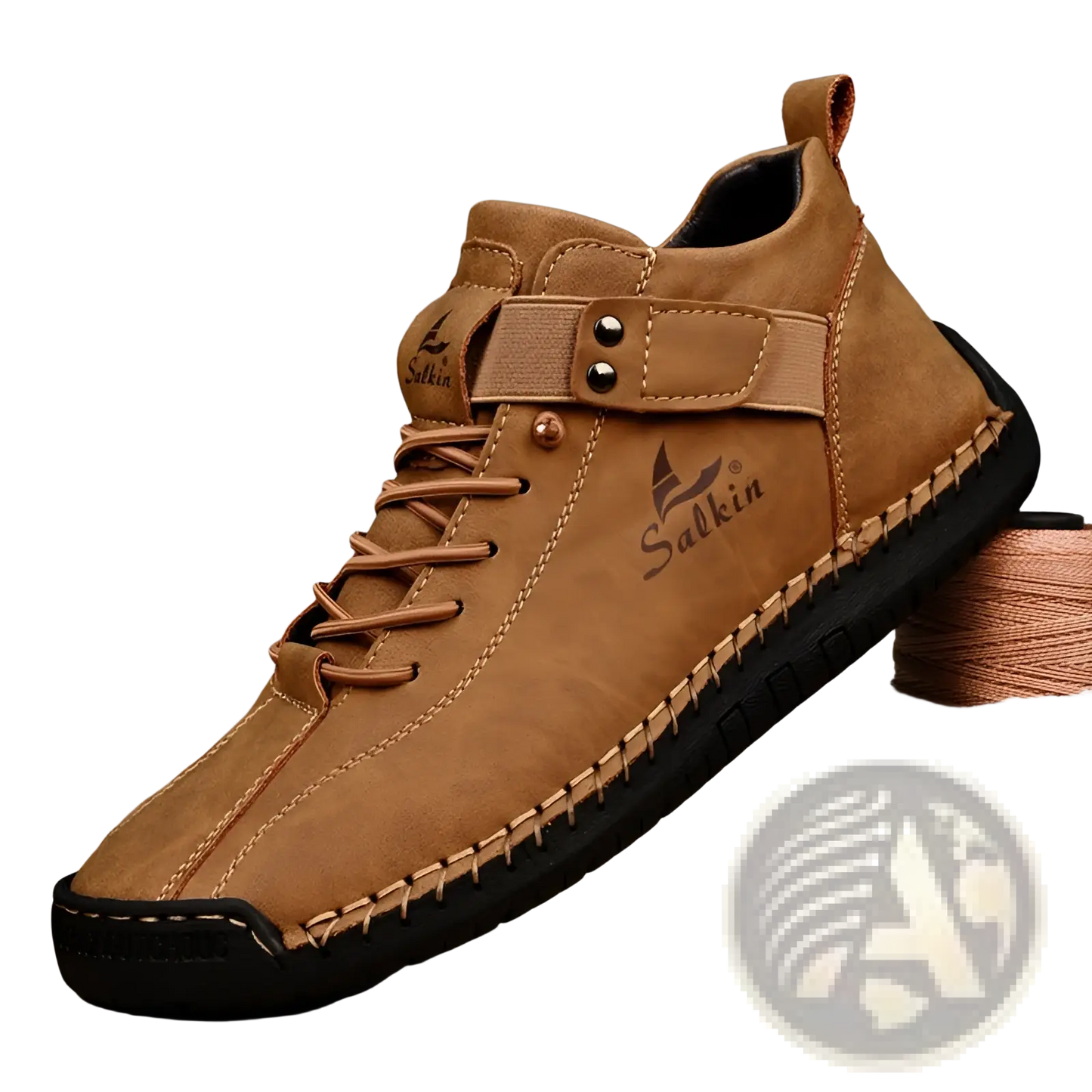 Men's Leather Shoes Plus Size Handmade Salkin Boots