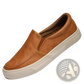 Men's Leather Slip-on Casual Fashion Sneakers