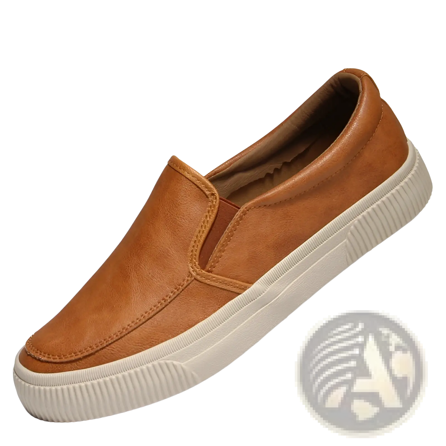 Men's Leather Slip-on Casual Fashion Sneakers
