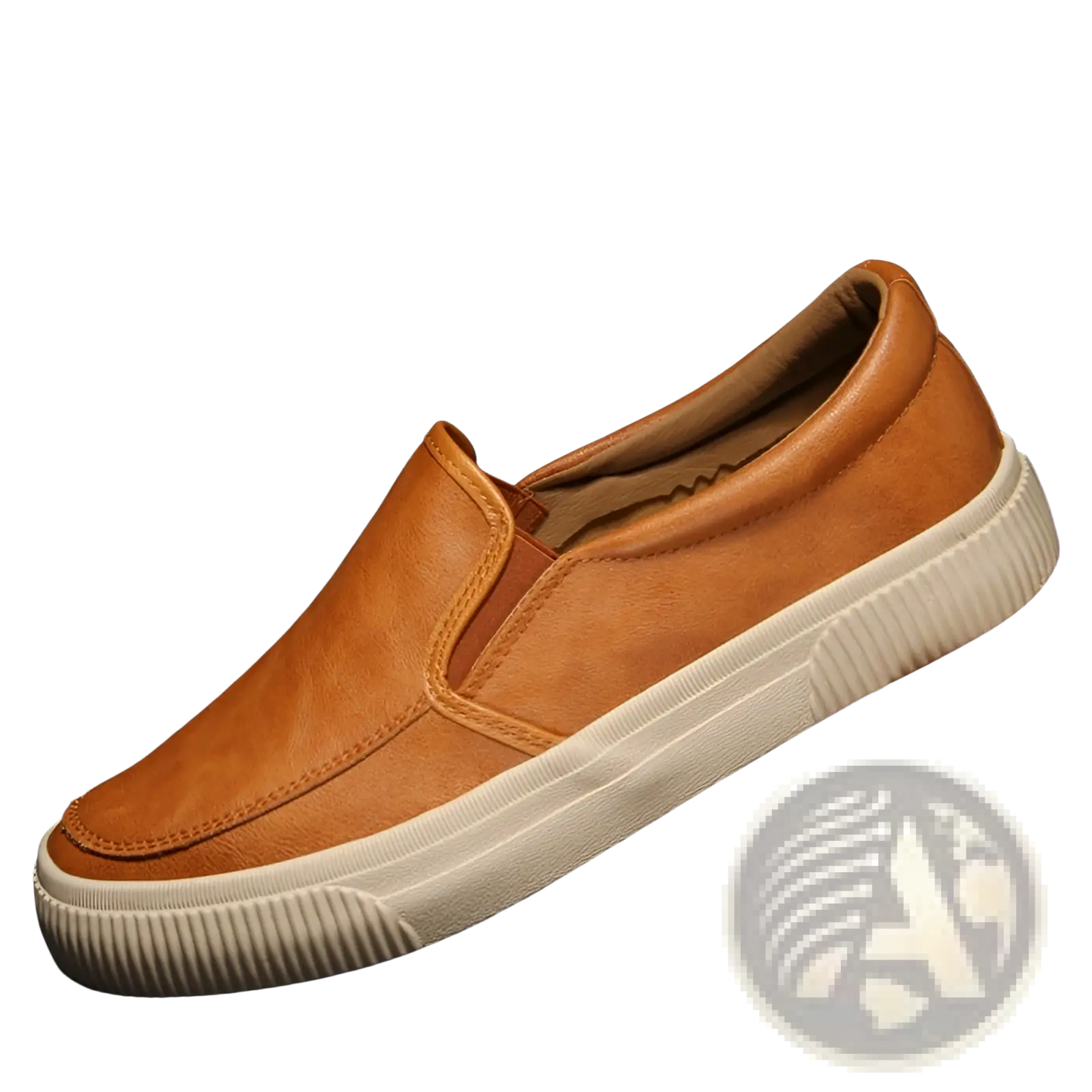 Men's Leather Slip-on Casual Fashion Sneakers