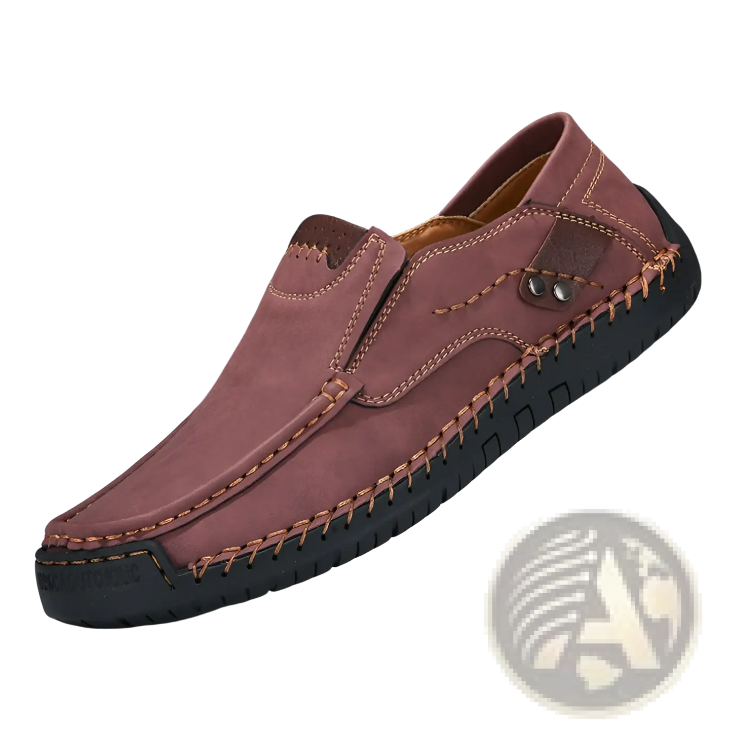 Men's Leather Slip on Casual Outdoor Loafers