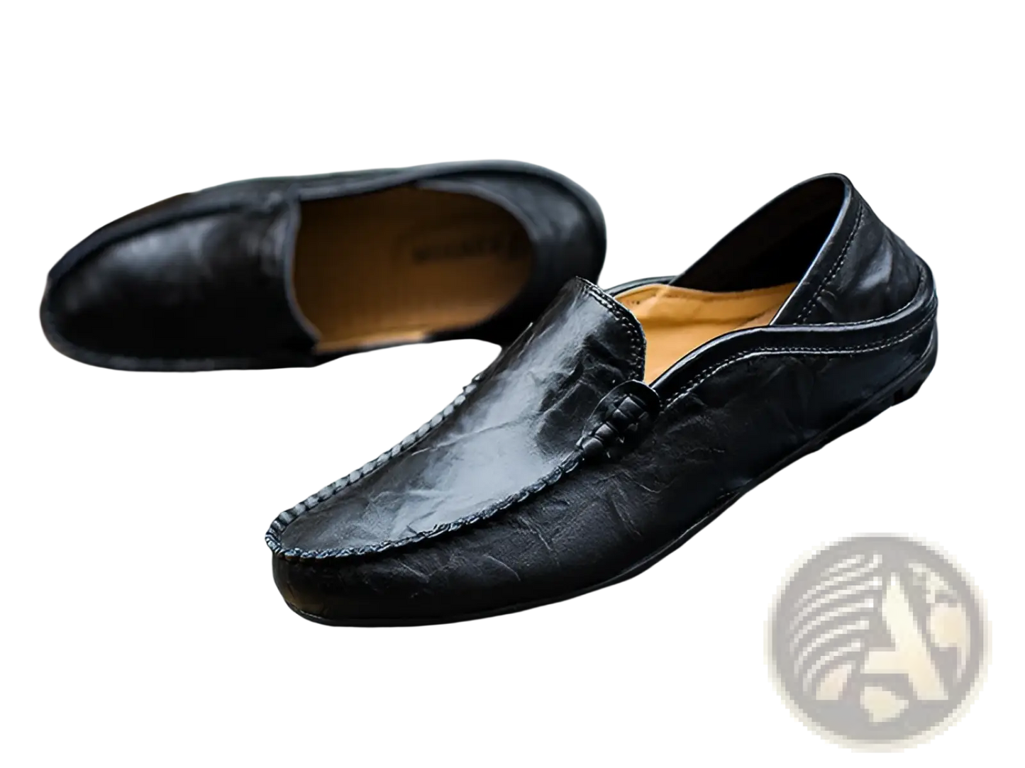 Men's Leather Slip on Loafers Casual Driving Shoes
