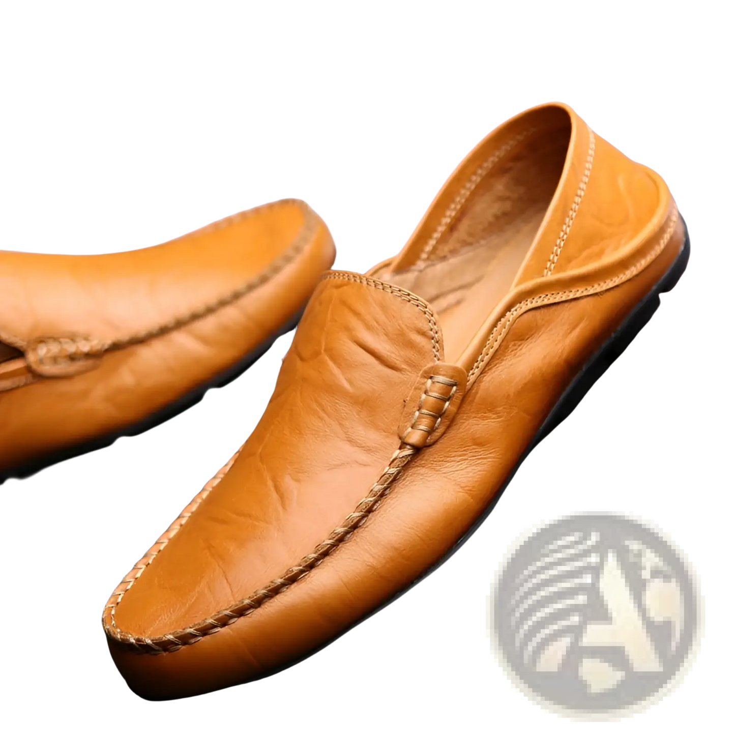 Men's Leather Slip on Loafers Casual Driving Shoes