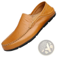 Men's Leather Slip on Loafers Casual Driving Shoes