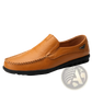 Men's Leather Slip on Loafers Casual Flat Shoes