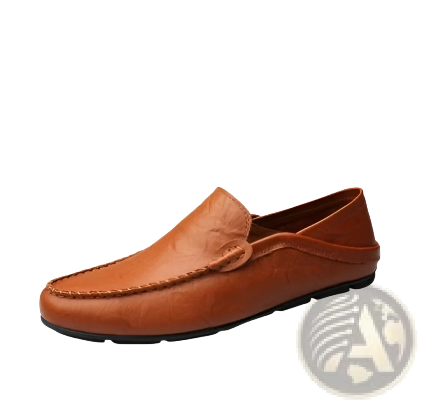 Men's Leather Slip on Loafers Textured Moccasins