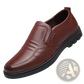 Men's Leather Slip on Shoes with Non Slip Sole