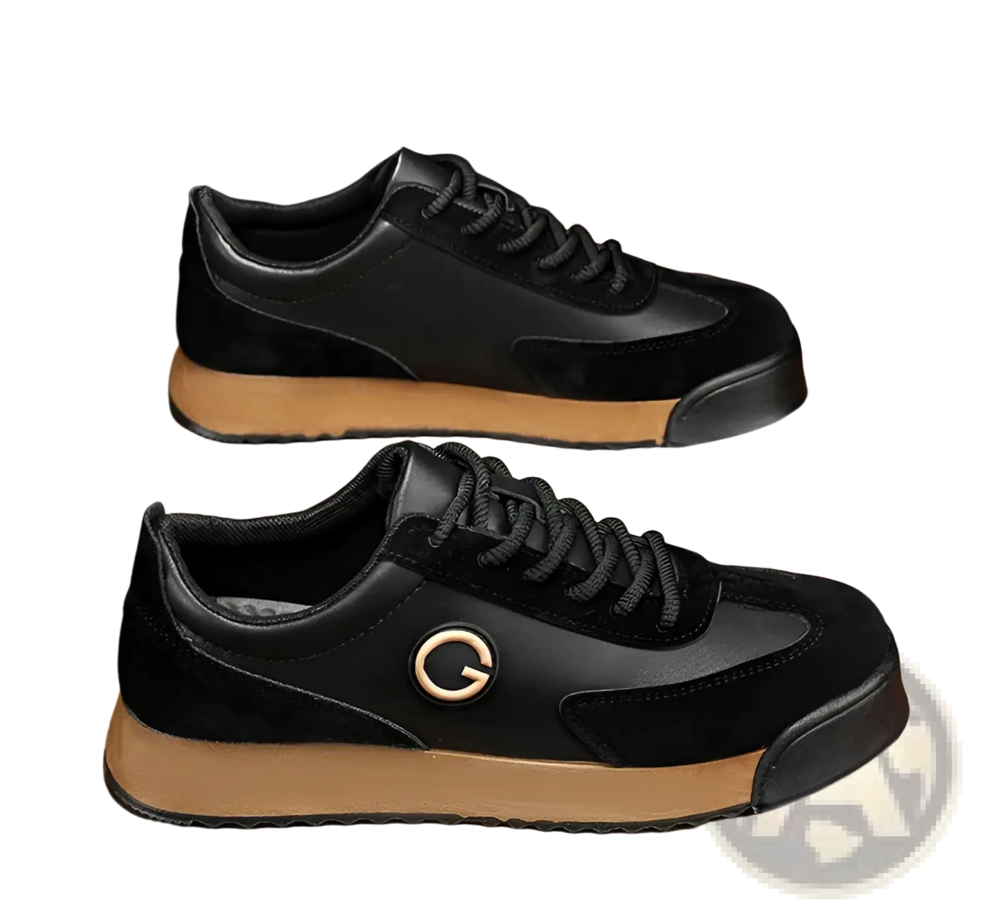 Men's Leather Waterproof Casual Sneakers