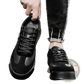 Men's Leather Waterproof Casual Sneakers