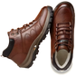 Men's Leather Winter Hiking Boots Waterproof Shoes