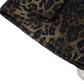 Men's Leopard Print Denim and Cargo Workwear Shorts