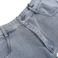 Men's Light Wash Loose Fit Straight Leg Denim Jeans