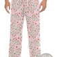Men's Lightweight Printed Pajama Pants with Drawstring