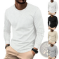 Men's Long Sleeve Waffle Knit Thermal Pullover