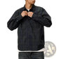 Men's Loose Fit Retro Plaid Long Sleeve Button Up Shirt